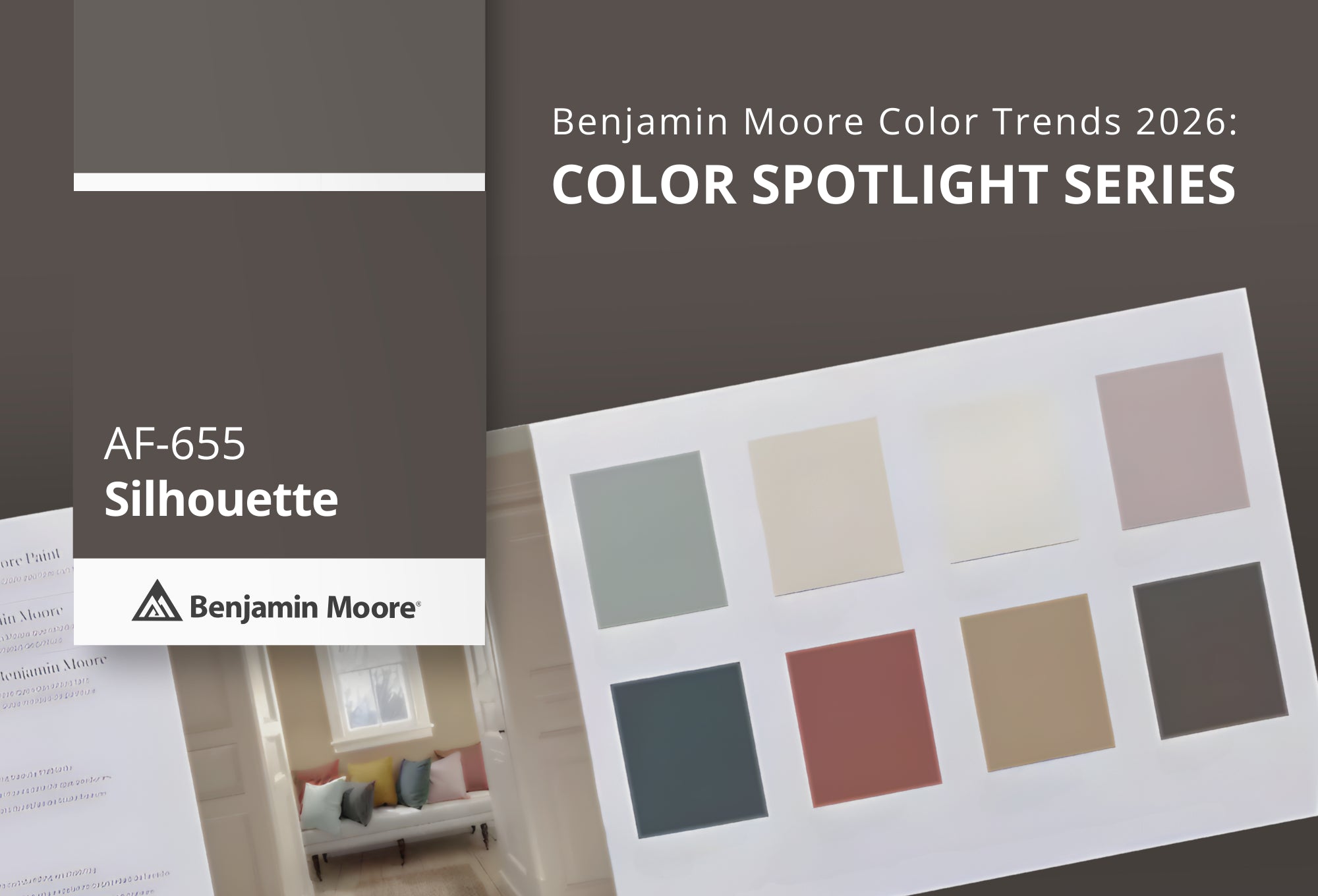 Silhouette AF-655: Benjamin Moore Color of the Year 2026 | Gleco Paint Stores