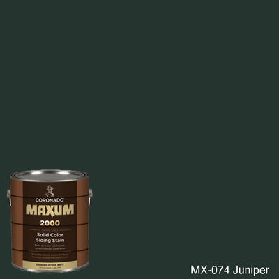 Coronado Maxum siding stain in the color MX-074 Juniper available at Gleco Paint in PA.