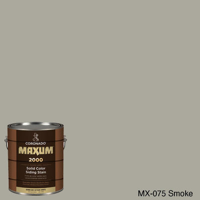 Coronado Maxum siding stain in the color MX-0075 Smoke available at Gleco Paint in PA.