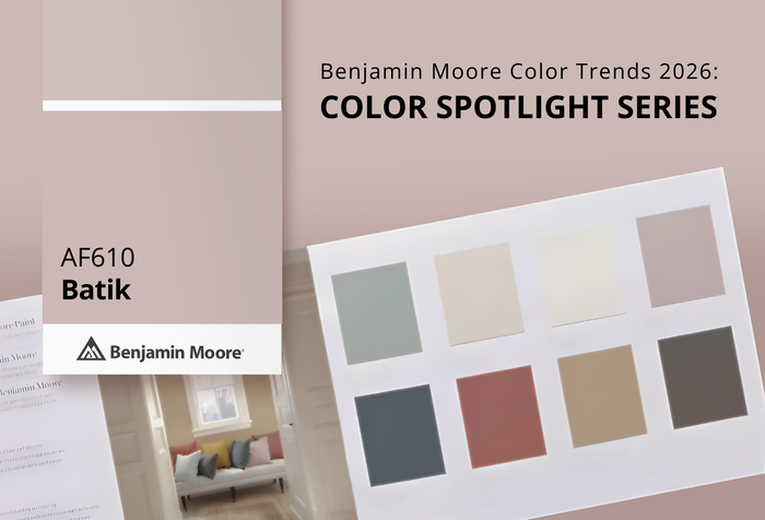 Batik AF‑610 | Benjamin Moore Color Trends 2026 | Gleco Paint Stores