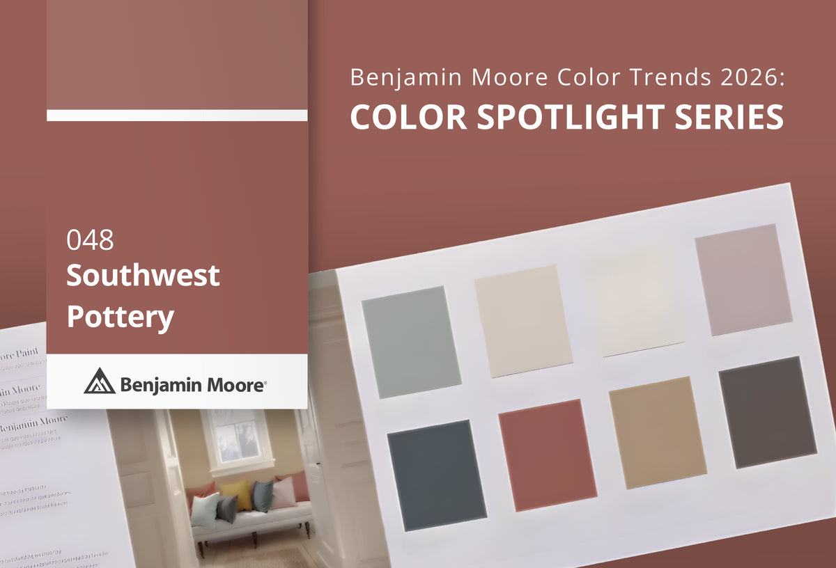 Southwest Pottery 048 | Benjamin Moore Color Trends 2026 | Gleco Paint Stores