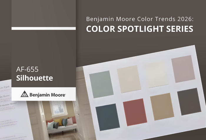Silhouette AF-655: Benjamin Moore Color of the Year 2026 | Gleco Paint Stores