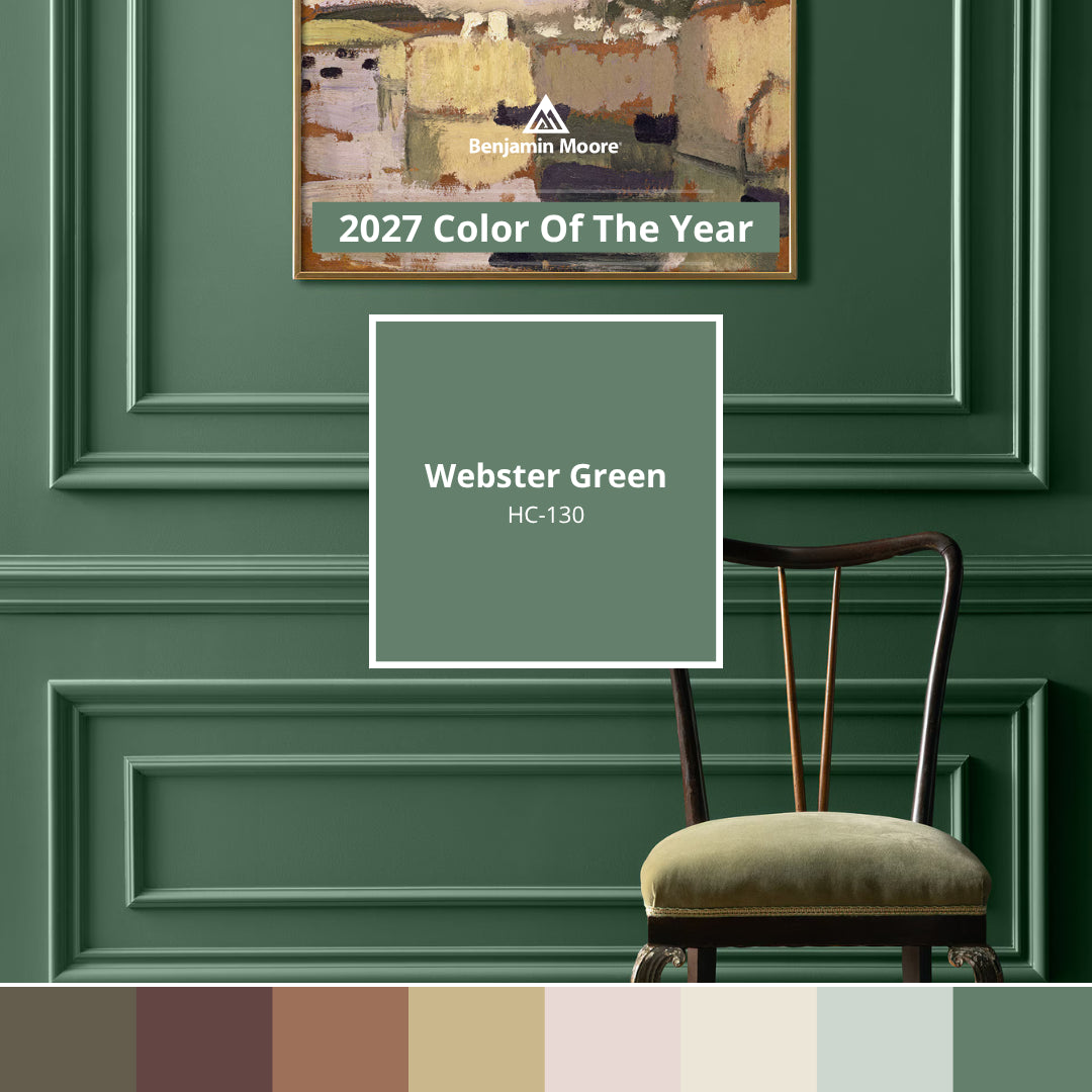 Webster Green HC-130: Benjamin Moore Color of the Year 2027
