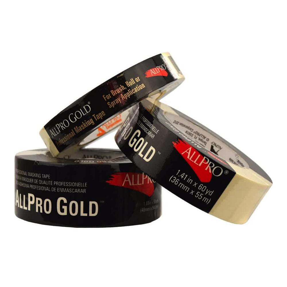 ALLPRO gold masking tape available at Gleco Paint in PA.