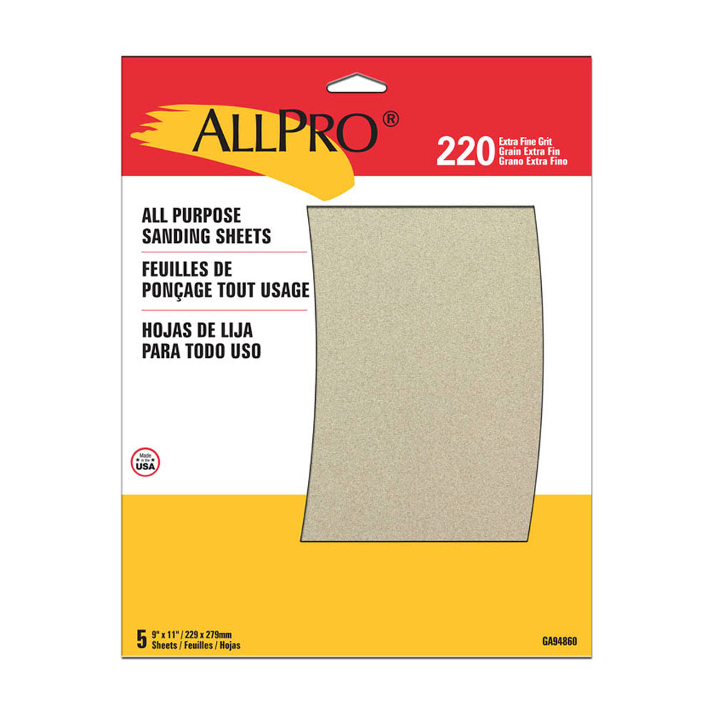 Standard 9x11 Sheet 5PK