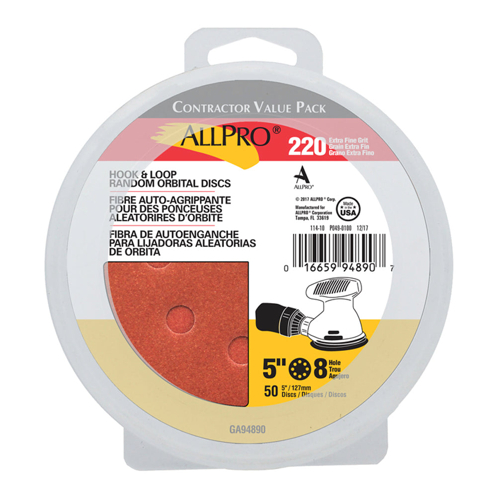 Standard 5" 8H H&L Dsc 50PK