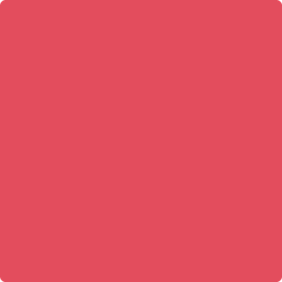 Benjamin Moore's paint color 2000-30 Red Tulip available at Gleco Paints.