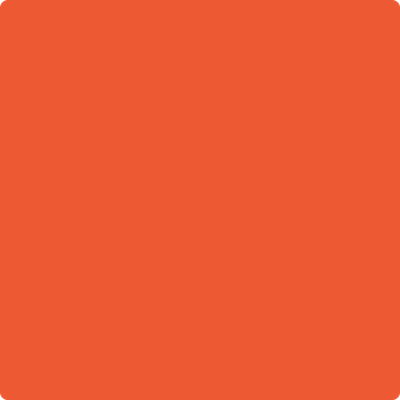 Benjamin Moore's paint color 2013-20 Orange Nectar available at Gleco Paints.