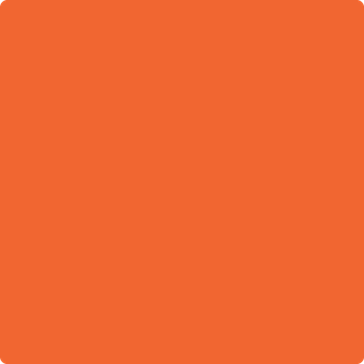 Benjamin Moore's paint color 2014-20 Rumba Orange available at Gleco Paints.