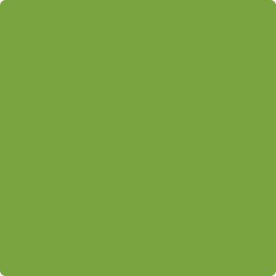 Benjamin Moore's paint color 2028-10 Iguana Green available at Gleco Paints.