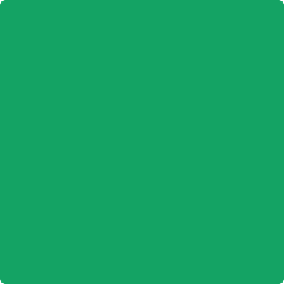 Benjamin Moore's paint color 2037-30 Kelly Green available at Gleco Paints.