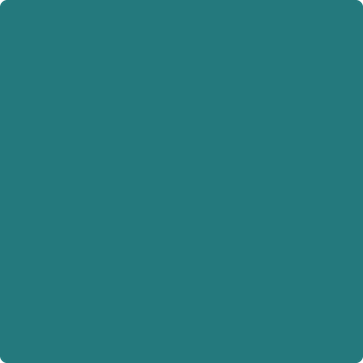 Benjamin Moore's paint color 2049-30 Teal Ocean available at Gleco Paints.