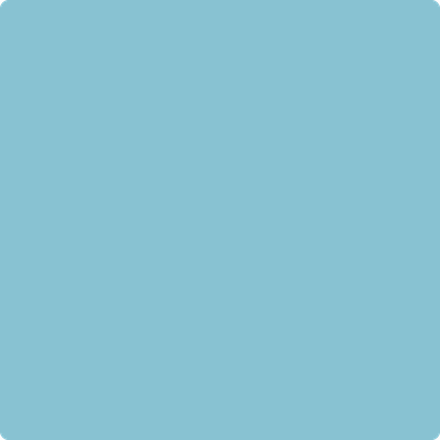 Benjamin Moore's paint color 2057-50 Turquoise Powder available at Gleco Paints.