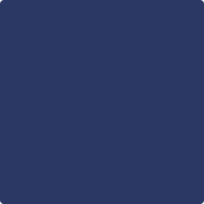 Benjamin Moore's paint color 2065-10 Admiral Blue available at Gleco Paints.