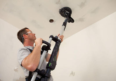 Festool Drywall Sander LHS 225 EQ-Plus in use available at Gleco Paint Store