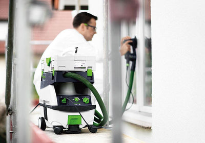 Festool CT MINI 1200W 10L 130CFM Dust Extractor in use available at Gleco Paint in PA.