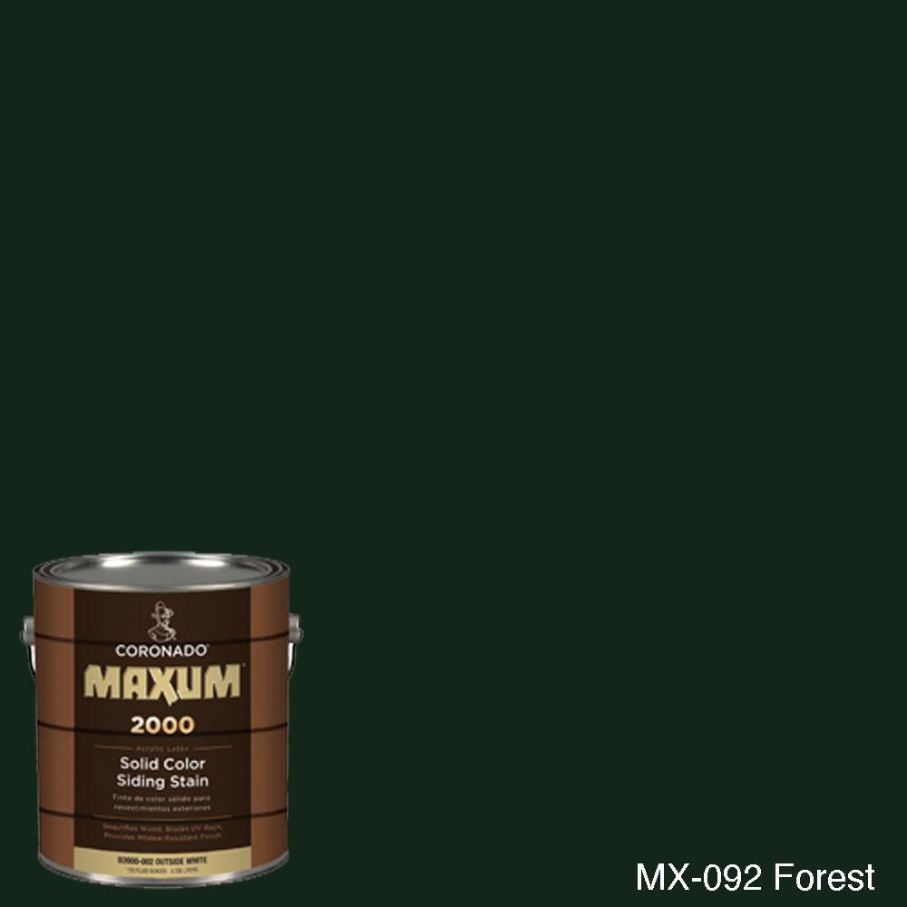Exterior Wood Stain Colors - Woodland Green - Wood Stain Colors