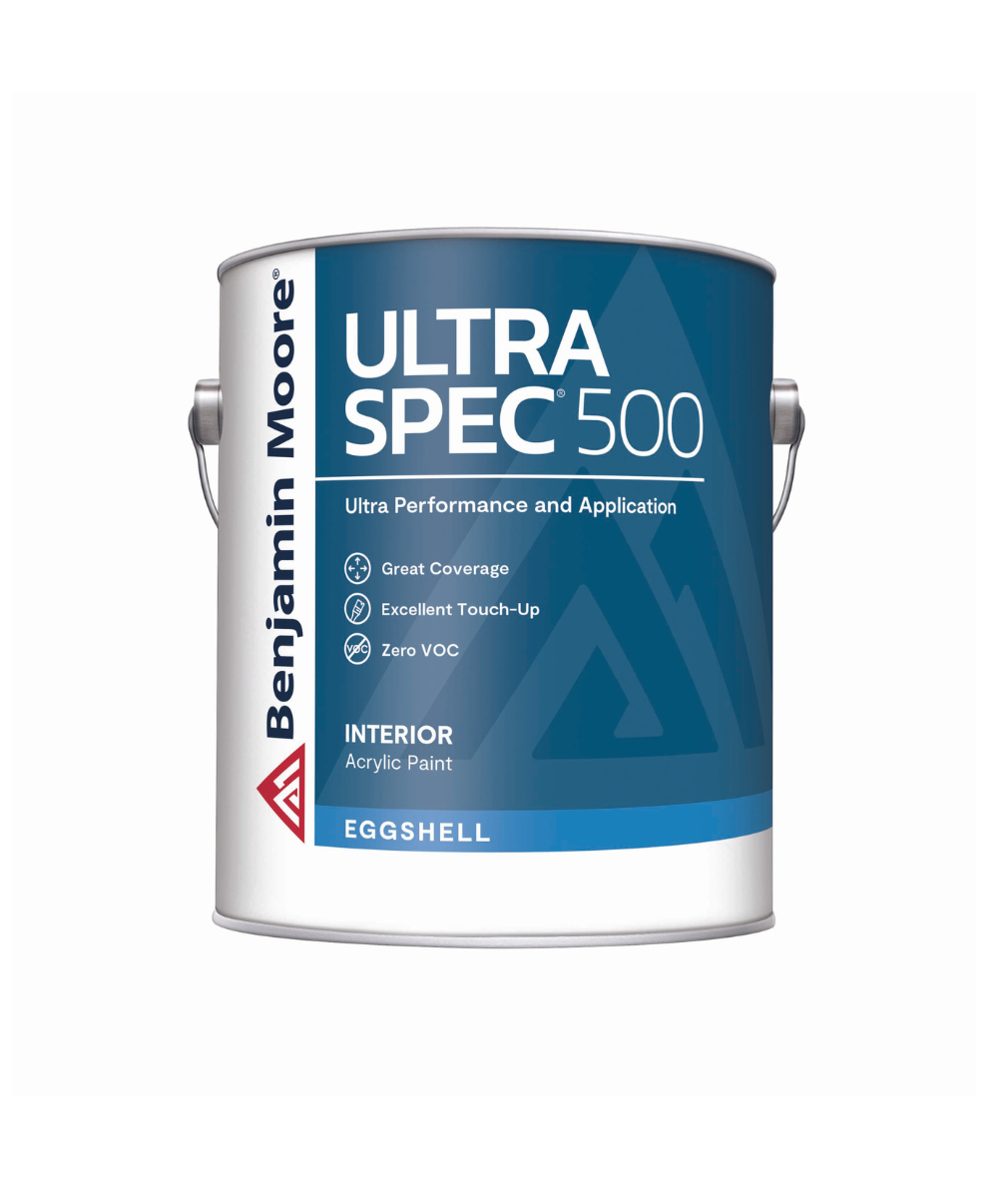 Benjamin Moore Ultra Spec 500 eggshell interior paint available at Gleco Paints in PA.