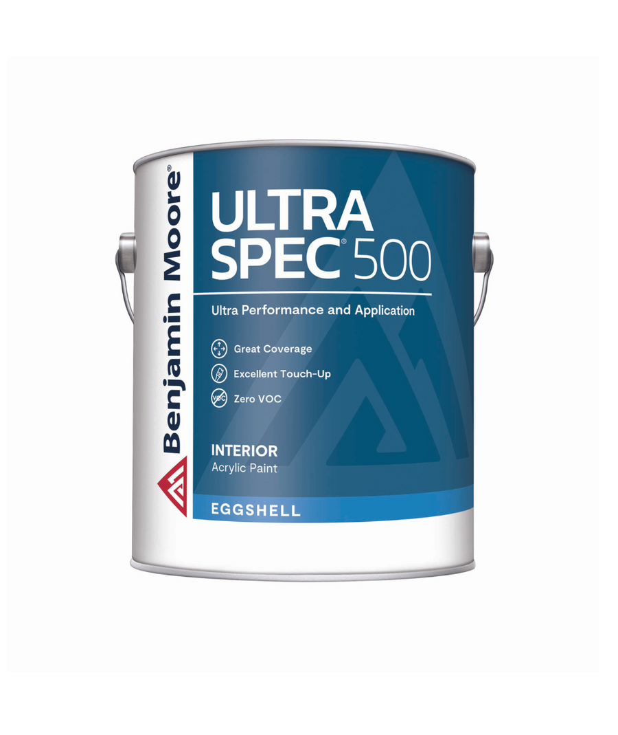 Benjamin Moore Ultra Spec 500 eggshell interior paint available at Gleco Paints in PA.