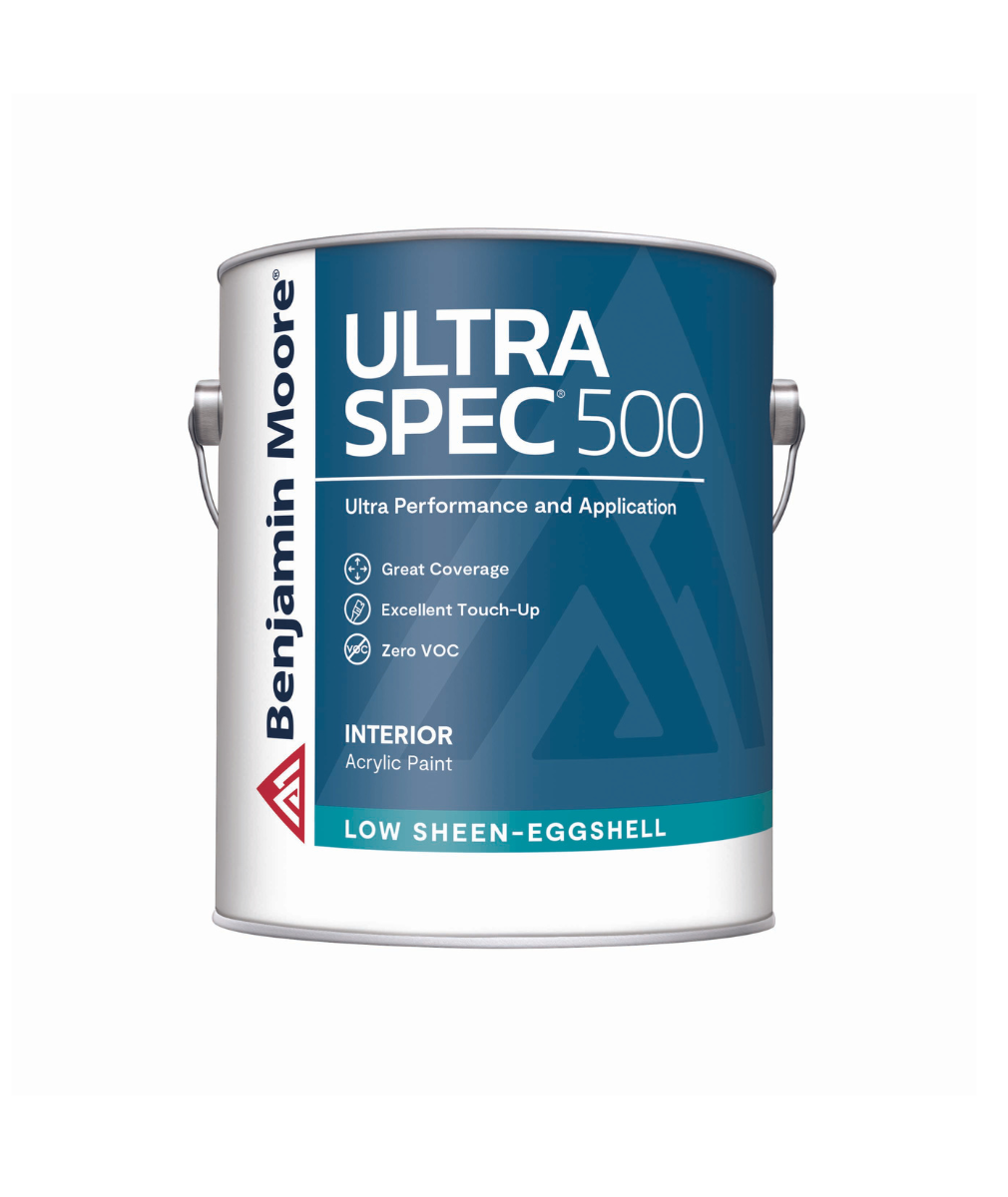 Benjamin Moore Ultra Spec 500 low sheen-eggshell interior paint available at Gleco Paints in PA.