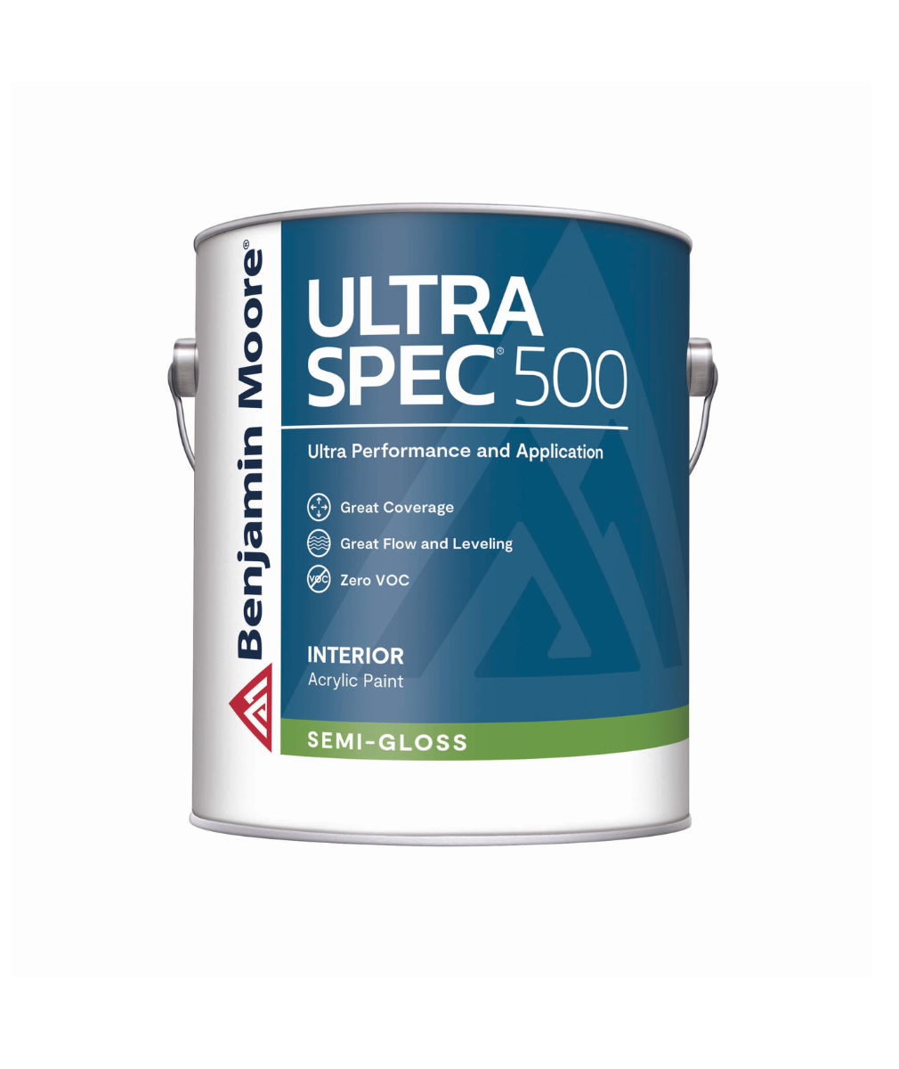 Benjamin Moore Ultra Spec 500 semi-gloss interior paint available at Gleco Paints in PA.