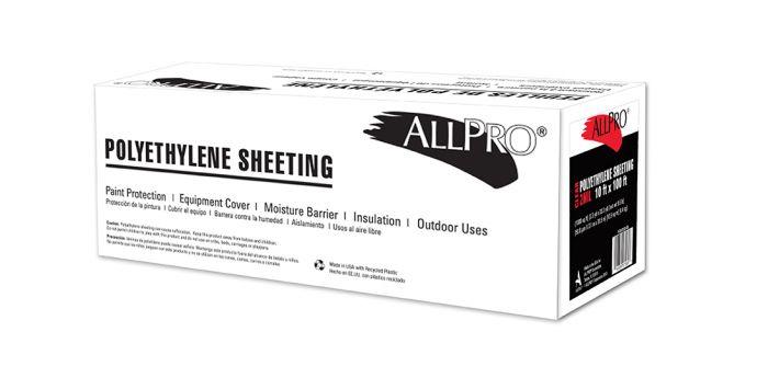 HIGH DENSITY PAINTER'S PLASTIC 10X100 2MIL