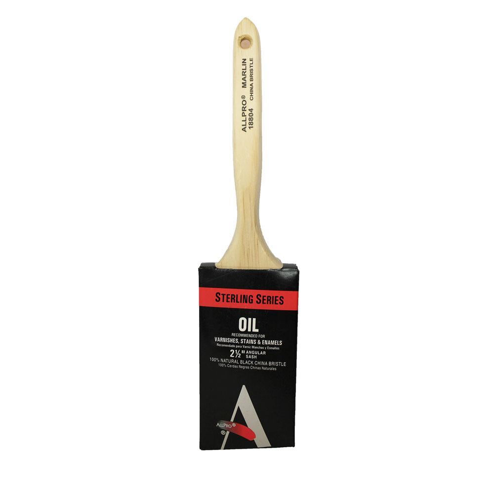 ALLPRO® Marlin Black China Angled Brush