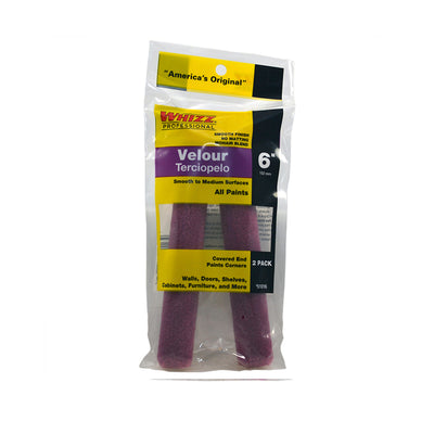 Whizz velour 2 pack of 6 inch rollers, available at Gleco Paint in PA.